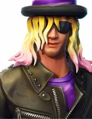 Fortnite Stage Slayer Black Leather Jacket