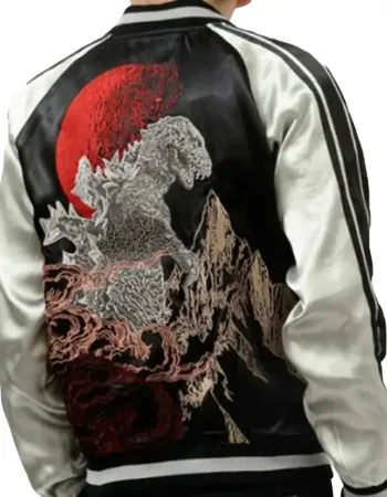GODZILLA BLACK BOMBER JACKET