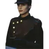 GOLDENEYE XENIA ONATOPP MILITARY BROWN LEATHER JACKET