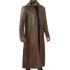 Jackson Men's Finest Leather Full Length Brown Coat