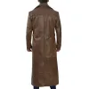 Jackson Men's Finest Leather Full Length Brown Coat