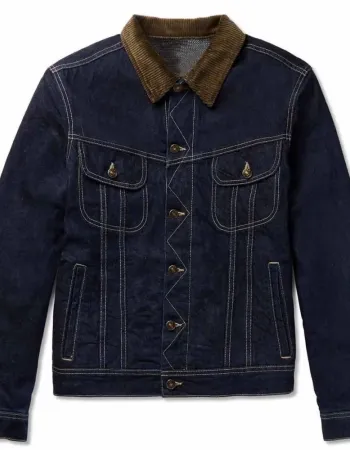 KINGSMAN THE GOLDEN CIRCLE AGENT TEQUILA DENIM JACKET KINGSMAN THE GOLDEN CIRCLE AGENT TEQUILA DENIM JACKET