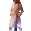 Last Night in Soho Anya Taylor (Sandy) White Leather Coat