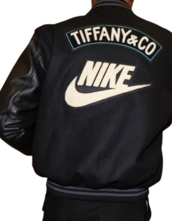 Lebron James Tiffany & Co Black Bomber Jacket Lebron James Tiffany & Co Black Bomber Jacket