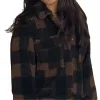 LOVE, VICTOR SEASON 03 PILAR SALAZAR BROWN CHECKERED JACKET LOVE, VICTOR SEASON 03 PILAR SALAZAR BROWN CHECKERED JACKET