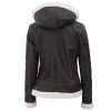 Mary B3 Brown Leather Shearling Jacket