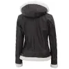 Mary B3 Brown Leather Shearling Jacket