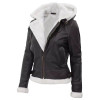 Mary B3 Brown Leather Shearling Jacket