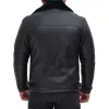 Men's Aviator B3 Black Shearling Leather Jacket