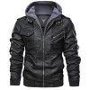 Men's Bomber Black Leather Jacket Men's Bomber Black Leather Jacket