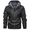 Men's Bomber Black Leather Jacket
