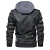 Men's Bomber Black Leather Jacket