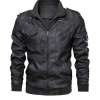 Men's Bomber Black Leather Jacket Men's Bomber Black Leather Jacket