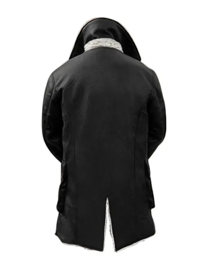 Men's Exclusive Bane Black Winters Sherpa Leather Coat Men's Exclusive Bane Black Winters Sherpa Leather Coat