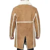 Men's Sherpa Lining Distressed Brown Leather Coat Men's Sherpa Lining Distressed Brown Leather Coat