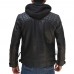 Men's Slimfit Black Biker Leather Jacket 