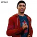 MILES MORALES SPIDER VERSE COTTON HOODED JACKET