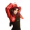 Misato Katsuragi Evangelion Cropped Red Leather Jacket