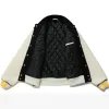 Nigo Arya Human Testing Black Varsity Bomber Jacket Nigo Arya Human Testing Black Varsity Bomber Jacket
