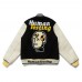 Nigo Arya Human Testing Black Varsity Bomber Jacket
