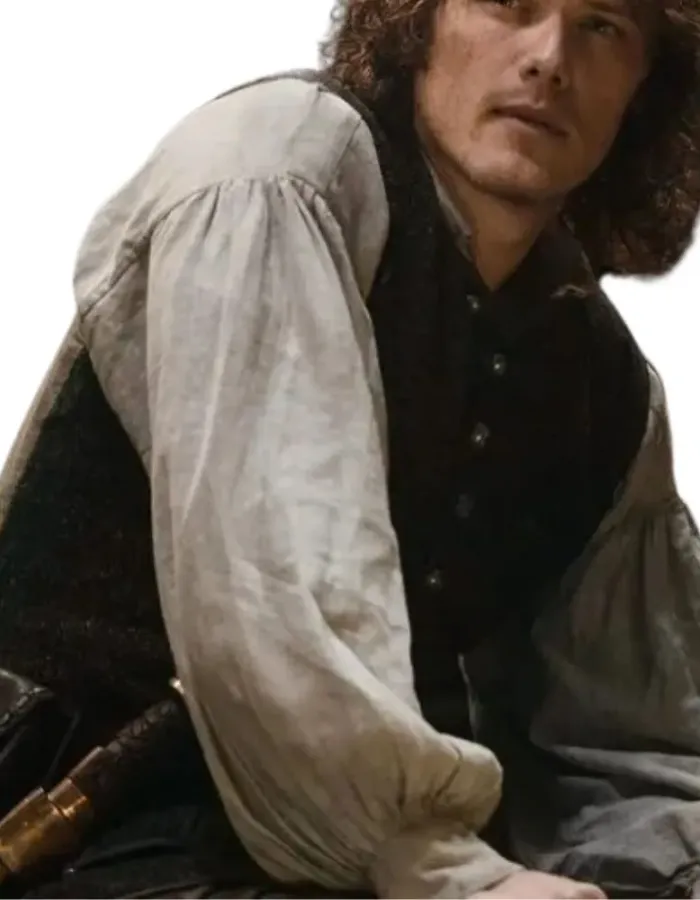 OUTLANDER JAMIE FRASER BROWN WOOL VEST OUTLANDER JAMIE FRASER BROWN WOOL VEST