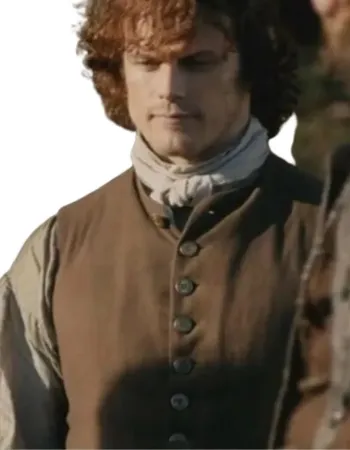 OUTLANDER JAMIE FRASER BROWN WOOL VEST
