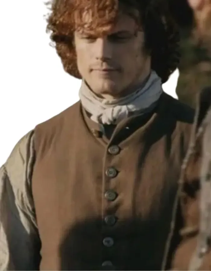 OUTLANDER JAMIE FRASER BROWN WOOL VEST OUTLANDER JAMIE FRASER BROWN WOOL VEST