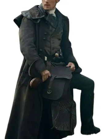 OUTLANDER S05 SAM HEUGHAN (JAMIE FRASER) BROWN TRENCH COAT OUTLANDER S05 SAM HEUGHAN (JAMIE FRASER) BROWN TRENCH COAT