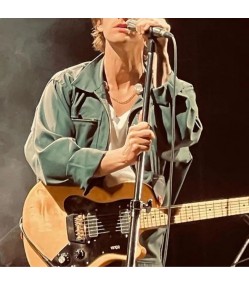 PRIMAVERA SOUND LA ALEX TURNER GREEN COTTON JACKET