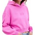 Women's Pink Vintage Fleece Hoodie