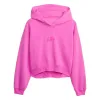 Women's Pink Vintage Fleece Hoodie