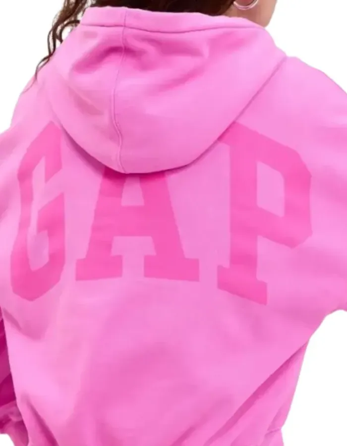 Women's Pink Vintage Fleece Hoodie