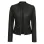 Rachel Womens Tall Slimfit Black Moto Leather Jacket