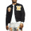 Rapper Fredo Bang 4’s up Varsity Black Bomber Jacket