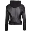 Raquel Womens Bomber Black Leather Jacket Raquel Womens Bomber Black Leather Jacket