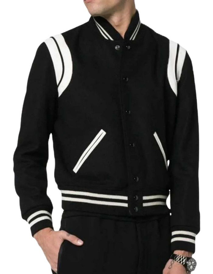 SLP Teddy Varsity Bomber Jacket SLP Teddy Varsity Bomber Jacket