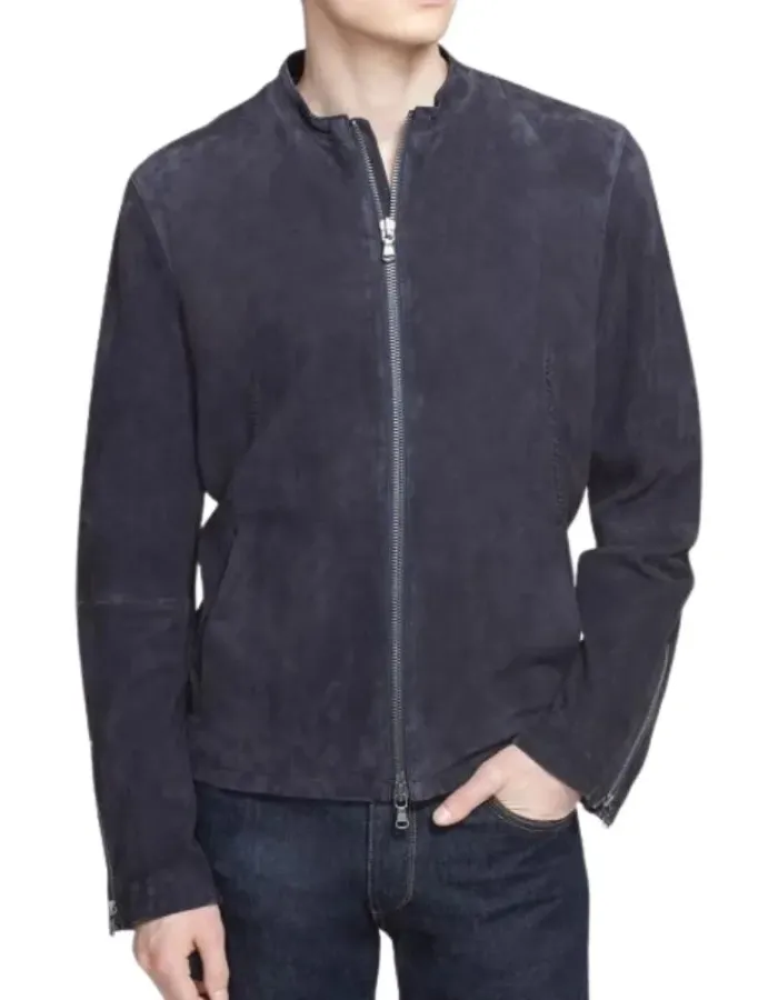 SPECTRE JAMES BOND BLACK SUEDE LEATHER JACKET SPECTRE JAMES BOND BLACK SUEDE LEATHER JACKET