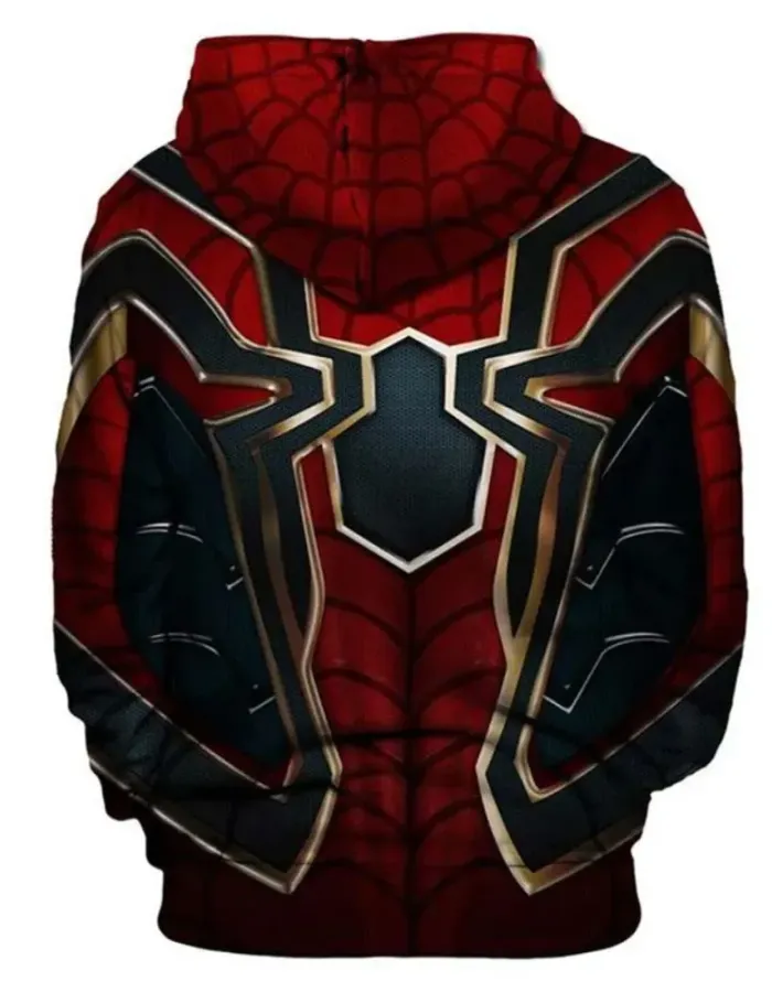 SPIDER-MAN AVENGERS INFINITY WAR HOODIE SPIDER-MAN AVENGERS INFINITY WAR HOODIE