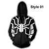 SPIDERMAN FUTURE FOUNDATION BLACK AND WHITE HOODIE