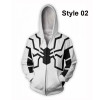SPIDERMAN FUTURE FOUNDATION BLACK AND WHITE HOODIE