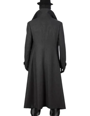 SPIDER MAN INTO THE SPIDER VERSE NICOLAS CAGE BLACK WOOL COAT