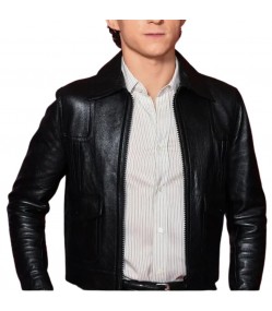 SPIDER-MAN NO WAY HOME EVENT TOM HOLLAND BLACK LEATHER JACKET