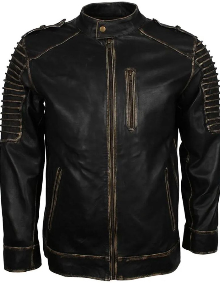 Suicide Squad Joker Black Biker Leather Jacket Suicide Squad Joker Black Biker Leather Jacket