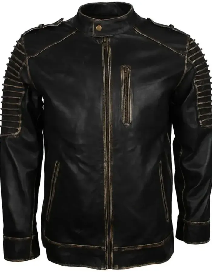 Suicide Squad Joker Black Biker Leather Jacket Suicide Squad Joker Black Biker Leather Jacket