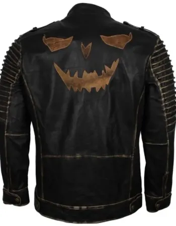 Suicide Squad Joker Black Biker Leather Jacket Suicide Squad Joker Black Biker Leather Jacket