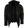 Suicide Squad Joker Black Biker Leather Jacket Suicide Squad Joker Black Biker Leather Jacket