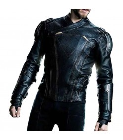Supergirl Mon-El Black Leather Jacket