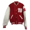 TAYLOR SWIFT THE RED TOUR VARSITY BOMBER JACKET TAYLOR SWIFT THE RED TOUR VARSITY BOMBER JACKET
