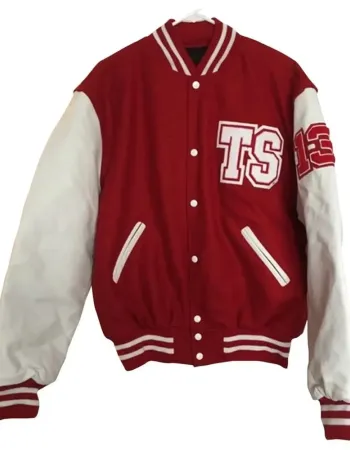 TAYLOR SWIFT THE RED TOUR VARSITY BOMBER JACKET