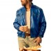 The Chase for Carrera Ryan Gosling Blue Leather Jacket